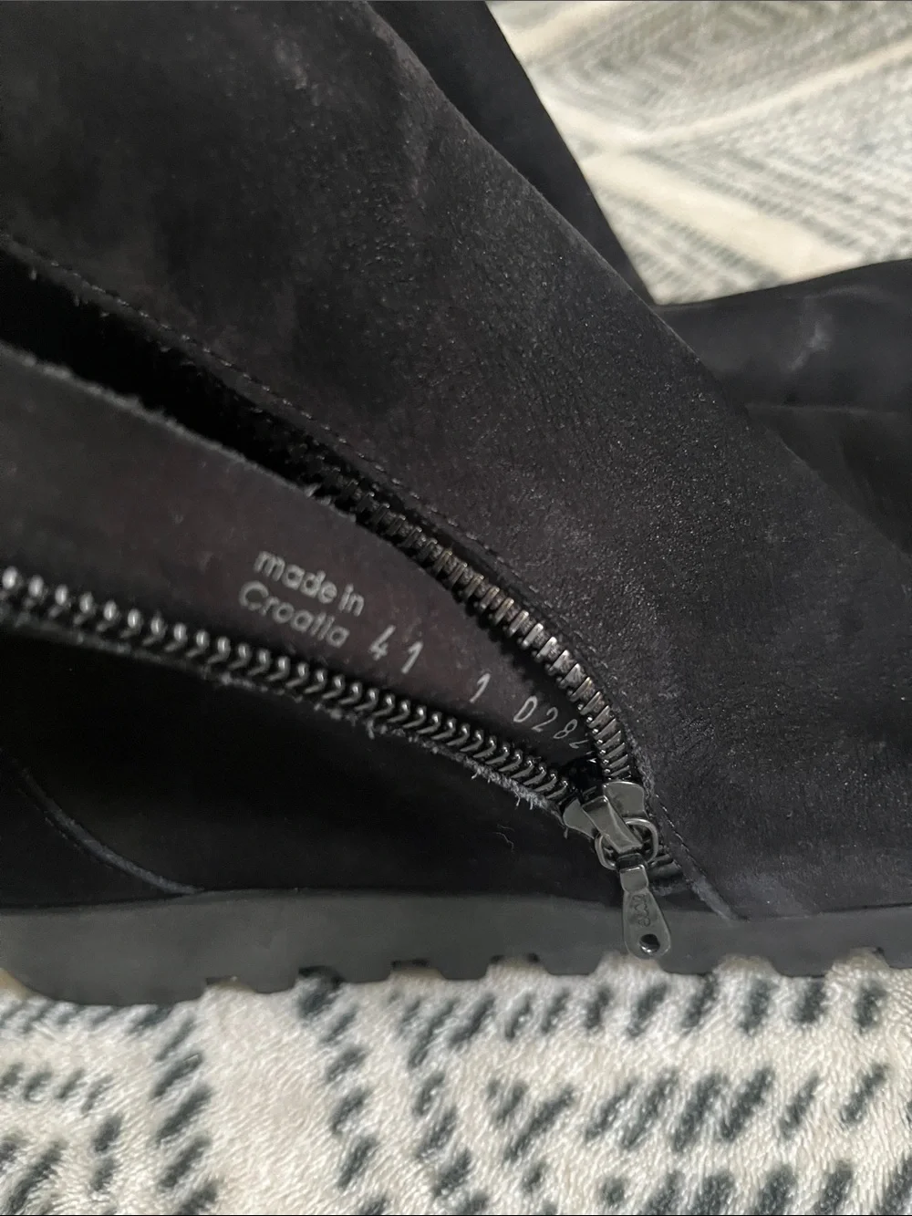 Amazing Arche Lomage Suede Black Ankle Boots 41 9.5